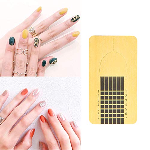 Diealles Shine 200Piezas Moldes Uñas Etiqueta de Formas de Arte de Uñas,Oro Bandeja de Papel de Manicura. Diealles Shine 200Piezas Moldes Uñas Etiqueta de Formas de Arte de Uñas,Oro Bandeja de Papel de Manicura.