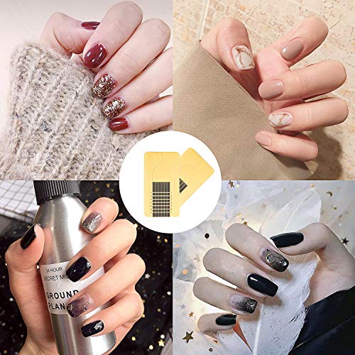 Diealles Shine 200Piezas Moldes Uñas Etiqueta de Formas de Arte de Uñas,Oro Bandeja de Papel de Manicura. Diealles Shine 200Piezas Moldes Uñas Etiqueta de Formas de Arte de Uñas,Oro Bandeja de Papel de Manicura.