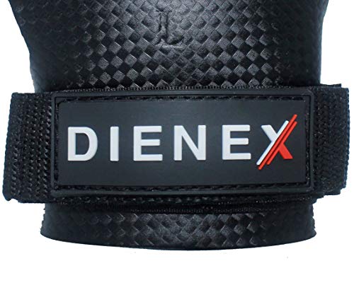 DIENEX Exess 3H Calleras para Crossfit Grips 3 Agujeros, Agarre para Cross Training, Dominadas, Calistenia, Gimnasia, Kettlebell, Pesas, Pullups, Fitness, Protección de Manos (Talla M)