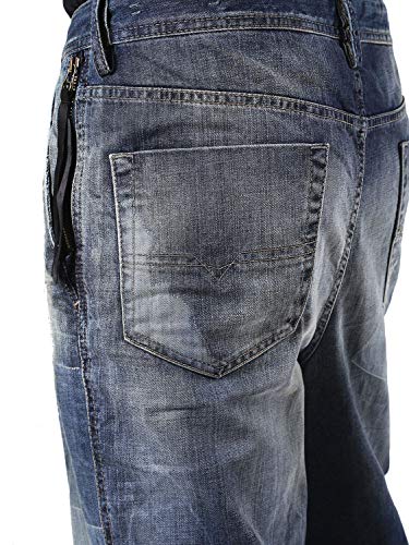 Diesel Carrot-Chino 0856P Pantalones Hombre Jeans Chino (31W, Azul) Diesel Carrot-Chino 0856P Pantalones Hombre Jeans Chino (31W, Azul)