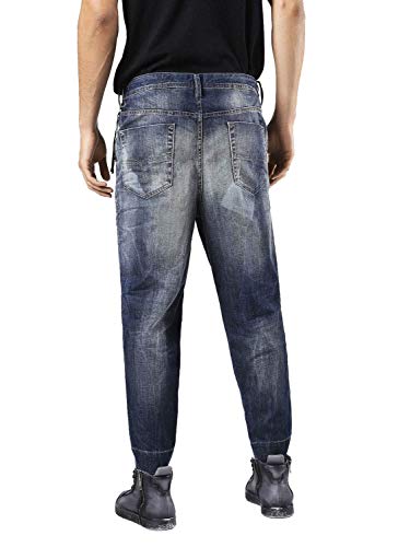 Diesel Carrot-Chino 0856P Pantalones Hombre Jeans Chino (31W, Azul)