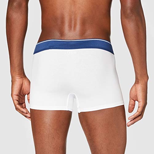 Diesel UMBX-DAMIENTHREEPACK, Calzoncillo para Hombre, Multicolor (Bright White/Estate Blue/Dark Grey Melange E4120/0jkkc), L, Pack de 3