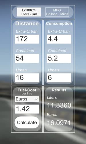 Dieseler - Fuel Calculator Dieseler - Fuel Calculator