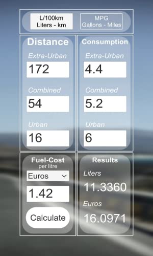 Dieseler - Fuel Calculator