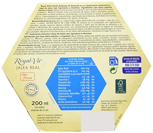 DIETISA - Royal-Vit - Jalea Real - Infantil Defensas 200 gr