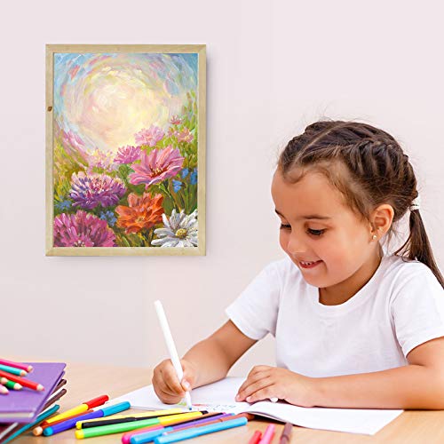 DigHealth Kits de Pintura Temprana Bricolaje, 58 Piezas Esponjas de Pintura para Niños, Aprendizaje Temprano para Niños Arte y Manualidades con Estampador Flor en Forma