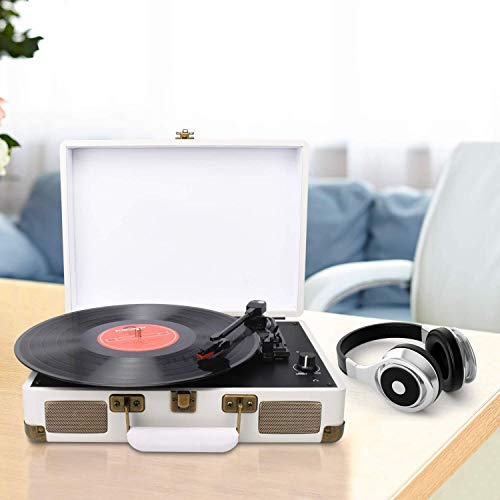 DIGITNOW! Tocadiscos estéreo Plato giradiscos Plato Vinilo de 3 velocidades con Altavoces incorporados (estéreo, 33/45/78 RPM) DIGITNOW! Tocadiscos estéreo Plato giradiscos Plato Vinilo de 3 velocidades con Altavoces incorporados (estéreo, 33/45/78 RPM)