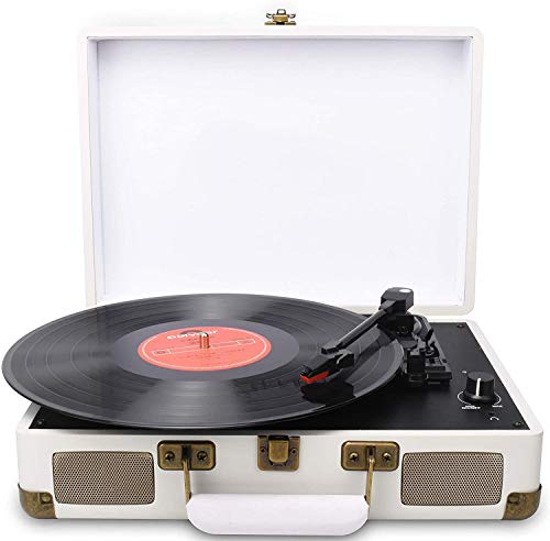 DIGITNOW! Tocadiscos estéreo Plato giradiscos Plato Vinilo de 3 velocidades con Altavoces incorporados (estéreo, 33/45/78 RPM) DIGITNOW! Tocadiscos estéreo Plato giradiscos Plato Vinilo de 3 velocidades con Altavoces incorporados (estéreo, 33/45/78 RPM)