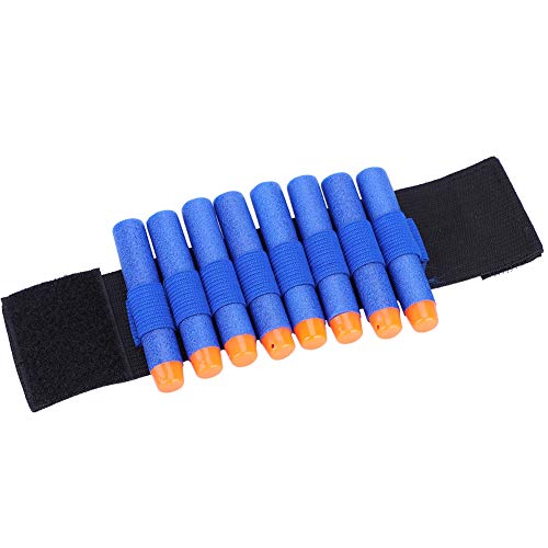 Dilwe Banda de muñeca de Almacenamiento de Balas, niños elásticos Balas Suaves Correa Correa para el cinturón de muñeca para Nerf N-Strike Toy Gun (Las Balas no están Incluidas) Dilwe Banda de muñeca de Almacenamiento de Balas, niños elásticos Balas Suaves Correa Correa para el cinturón de muñeca para Nerf N-Strike Toy Gun (Las Balas no están Incluidas)