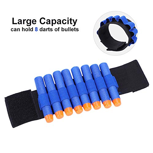 Dilwe Banda de muñeca de Almacenamiento de Balas, niños elásticos Balas Suaves Correa Correa para el cinturón de muñeca para Nerf N-Strike Toy Gun (Las Balas no están Incluidas) Dilwe Banda de muñeca de Almacenamiento de Balas, niños elásticos Balas Suaves Correa Correa para el cinturón de muñeca para Nerf N-Strike Toy Gun (Las Balas no están Incluidas)