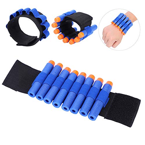Dilwe Banda de muñeca de Almacenamiento de Balas, niños elásticos Balas Suaves Correa Correa para el cinturón de muñeca para Nerf N-Strike Toy Gun (Las Balas no están Incluidas) Dilwe Banda de muñeca de Almacenamiento de Balas, niños elásticos Balas Suaves Correa Correa para el cinturón de muñeca para Nerf N-Strike Toy Gun (Las Balas no están Incluidas)
