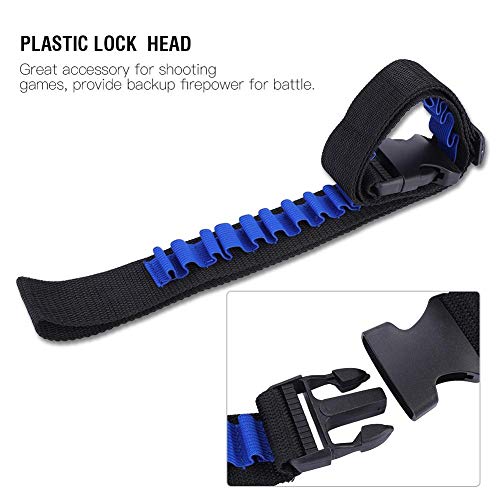 Dilwe Correa de Balas, cinturón de Balas de Juguete de Tiro de Seguridad Ajustable para Juego de niños Nerf N-Strike Dilwe Correa de Balas, cinturón de Balas de Juguete de Tiro de Seguridad Ajustable para Juego de niños Nerf N-Strike