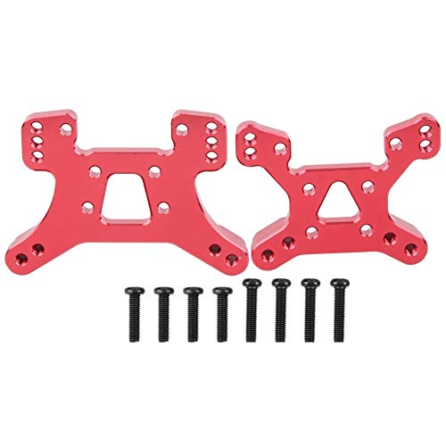 Dilwe Piezas de Repuesto de Vehículos de Tablero de Torre de Choque Delantero/Trasero de Aluminio Comaptible para WLtoys 144001 1/14 RC Modelo de Coche(Rojo) Dilwe Piezas de Repuesto de Vehículos de Tablero de Torre de Choque Delantero/Trasero de Aluminio Comaptible para WLtoys 144001 1/14 RC Modelo de Coche(Rojo)