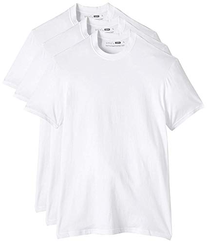 Dim Eco Dim, Camiseta para Hombre, Blanco, Small (talla del fabricante: M), Pack of 3