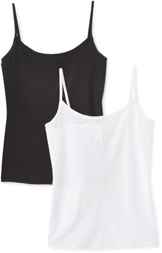 DIM Les Pockets Eco, Chaleco Para Mujer, Negro/Blanco, M, Paquete de 2 DIM Les Pockets Eco, Chaleco Para Mujer, Negro/Blanco, M, Paquete de 2