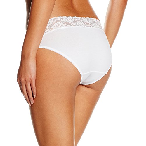 Dim Lingerie Femme Coton Plus Stretch Mini Slip - Bragas para mujer, color blanco (white 1), talla 40/42