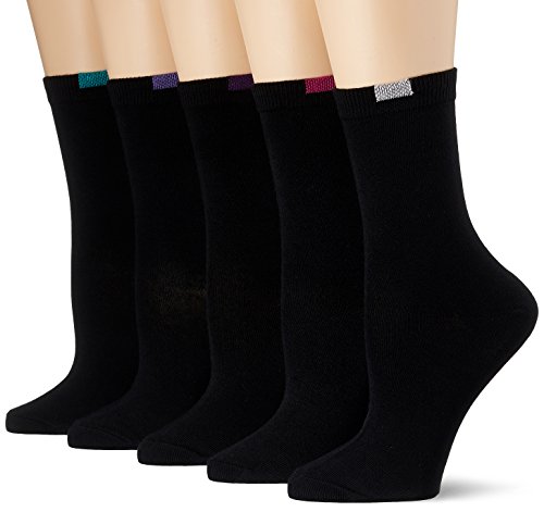 Dim Mi-chaussette Ecodim X5 Calcetines, Negro (Noir), Talla única (Talla del fabricante: TU) (Pack de 5) para Mujer