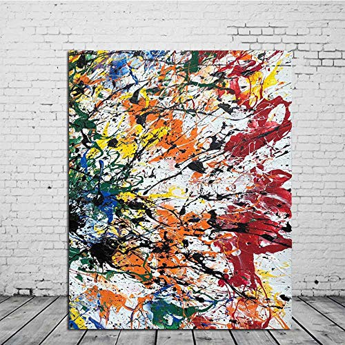 DINGDONG ART Pollock Arte Abstracto Lienzo Pintura Carteles Impresiones Mármol Pared Cuadros Decorativos Decoración Moderna del Hogar