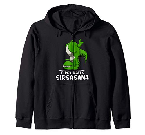 Dinosaurio t-rex Odia Sirsasana Yoga Divertido Fantasía Sudadera con Capucha Dinosaurio t-rex Odia Sirsasana Yoga Divertido Fantasía Sudadera con Capucha