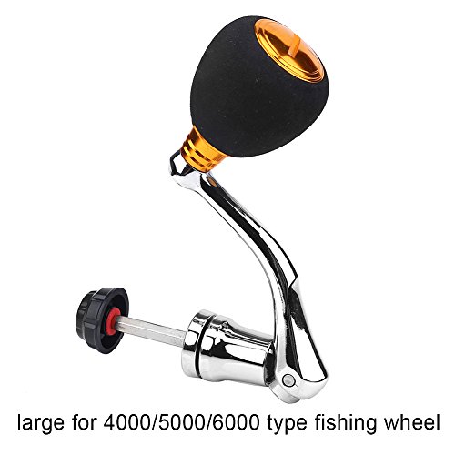 Dioche Repuesto de Mango para Carrete de Pesca, Brazo Basculante de Metal, Carrete de Pesca Pomos de Balancín Metal con Accesorios Piezas de Repuesto para Carrete de Bajo Perfil(2000 3000中号-Oro) Dioche Repuesto de Mango para Carrete de Pesca, Brazo Basculante de Metal, Carrete de Pesca Pomos de Balancín Metal con Accesorios Piezas de Repuesto para Carrete de Bajo Perfil(2000 3000中号-Oro)