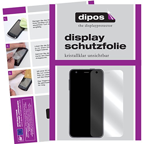 dipos I 2x Protector de Pantalla compatible con Sony NW-WM1Z (MP3-Player) pelicula Protectora Claro