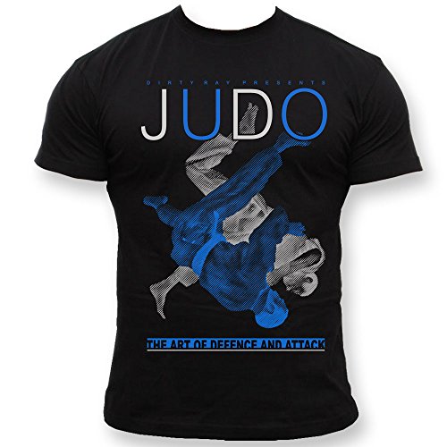 Dirty Ray Artes Marciales Judo Camiseta Hombre K20C (XXL)