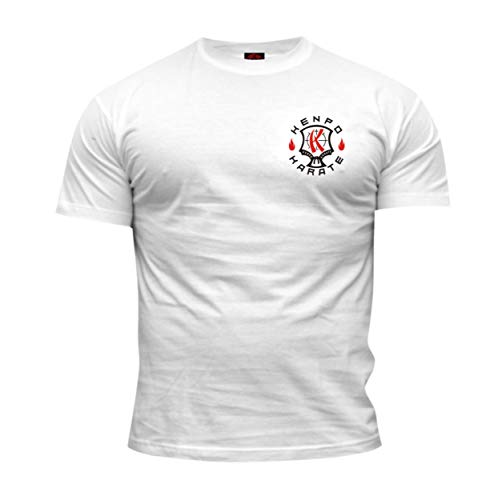 Dirty Ray Artes Marciales Kenpo Karate Camiseta Hombre DT49 (L)