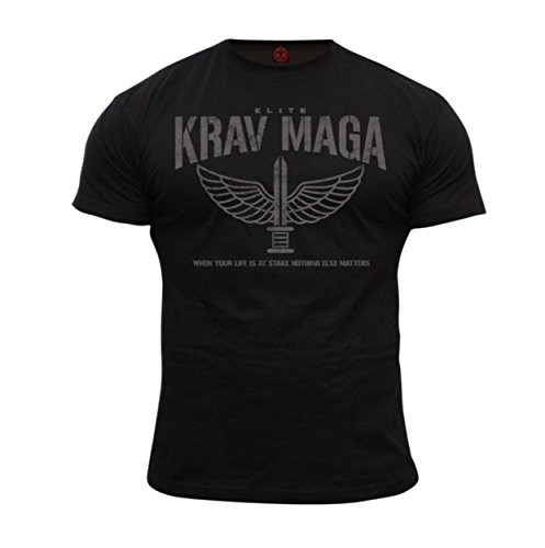 Dirty Ray Artes Marciales Krav Maga Elite Camiseta Hombre DT36 (S)