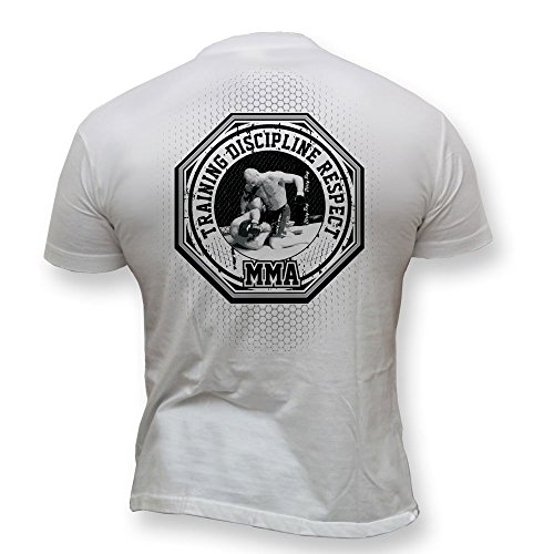 Dirty Ray Artes Marciales MMA Fighter camiseta hombre T-shirt DT3 (M)