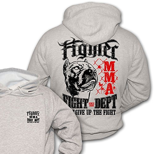 Dirty Ray Artes Marciales MMA Fighter Sudadera Hombre con Capucha B50 (XXL)