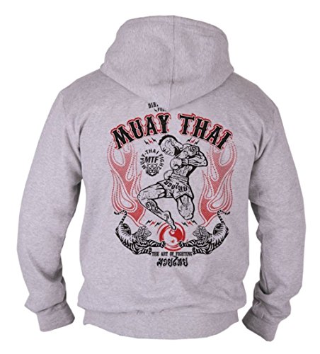 Dirty Ray Artes Marciales MMA Muay Thai Sudadera Hombre con Capucha B9 (L) Dirty Ray Artes Marciales MMA Muay Thai Sudadera Hombre con Capucha B9 (L)