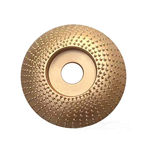 Disco de abrasivo para lijadora angular de madera,Disco para Tallar Madera y Lijar, Discos para Amoladoras Angulares de Carburo, se Puede Utilizar para Madera, Lijado, Tallado (Dorado Disco de abrasivo para lijadora angular de madera,Disco para Tallar Madera y Lijar, Discos para Amoladoras Angulares de Carburo, se Puede Utilizar para Madera, Lijado, Tallado (Dorado