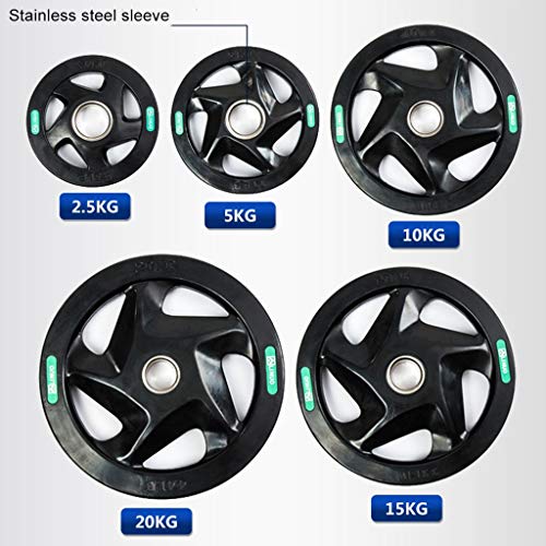 Disco De Goma para Barra Olímpica 50 Mm Discos De Barra Pegados Discos De Barra De Agarre Manual De 5-25 Kg Barras Olímpicas De Levantamiento De Pesas Aplicables (Color : Black, Size : 25KG*2) Disco De Goma para Barra Olímpica 50 Mm Discos De Barra Pegados Discos De Barra De Agarre Manual De 5-25 Kg Barras Olímpicas De Levantamiento De Pesas Aplicables (Color : Black, Size : 25KG*2)