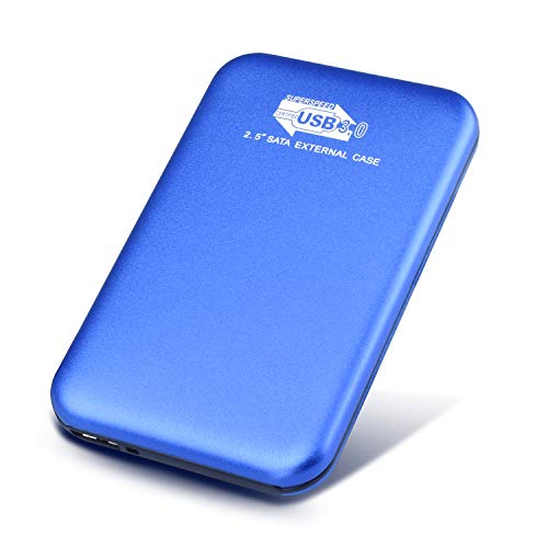 Disco Duro Externo 2 TB, Disco Duro Externo USB3.0 SATA HDD Almacenamiento para PC, Xbox, Chromebook (2TB,Azul)