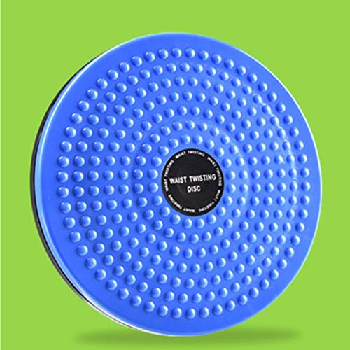 Discos de torsión de cintura para el hogar, equipo de fitness para la cintura y las caderas, disco de torsión de imanes, equilibrio de la tabla giratoria (25 cm), color azul