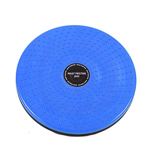 Discos de torsión de cintura para el hogar, equipo de fitness para la cintura y las caderas, disco de torsión de imanes, equilibrio de la tabla giratoria (25 cm), color azul