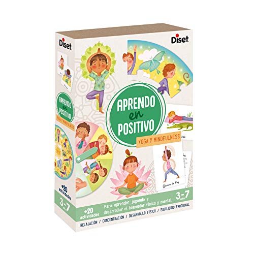 Diset - Aprendo en positivo Yoga y Mindfulness, Juego educativo a partir de 3 años