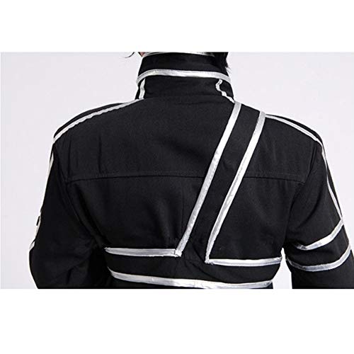 Disfraz de Cosplay Sword Art Online para Hombre Anime Kirito Kirigaya Kazuto Cosplay Disfraz Chaqueta Uniforme Conjunto Disfraz de Carnaval de Halloween Disfraz de Cosplay Sword Art Online para Hombre Anime Kirito Kirigaya Kazuto Cosplay Disfraz Chaqueta Uniforme Conjunto Disfraz de Carnaval de Halloween