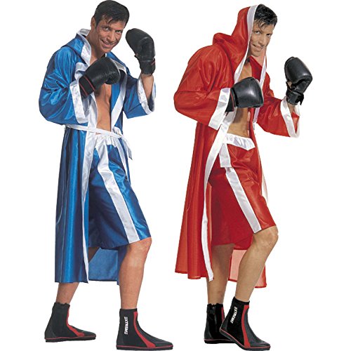 Disfraz rojo de boxeador para hombre, colores surtidos