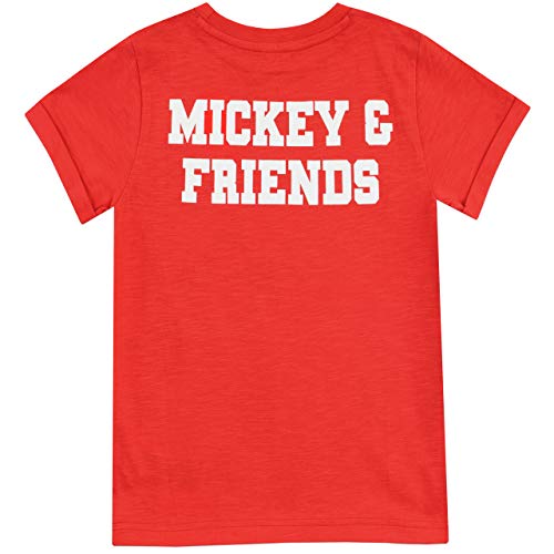 Disney Camiseta para niño con estampado de Mickey Mouse el Pato Donald y Goofy 2-3 años rojo Disney Camiseta para niño con estampado de Mickey Mouse el Pato Donald y Goofy 2-3 años rojo