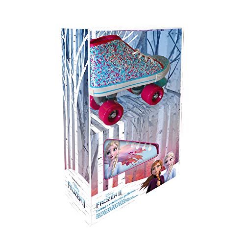 Disney Frozen II - Patines de Ruedas con Lentejuelas giratorias para niña, Multicolor, 29-30 Disney Frozen II - Patines de Ruedas con Lentejuelas giratorias para niña, Multicolor, 29-30