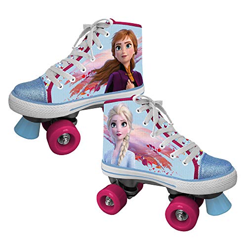 Disney Frozen II - Patines de Ruedas con Lentejuelas giratorias para niña, Multicolor, 29-30