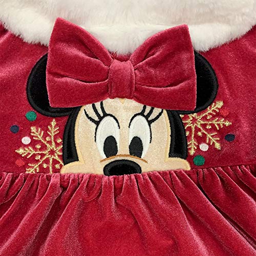 Disney Minnie Mouse Holiday Dress and Hat Set for Baby, Size 9-12 Months