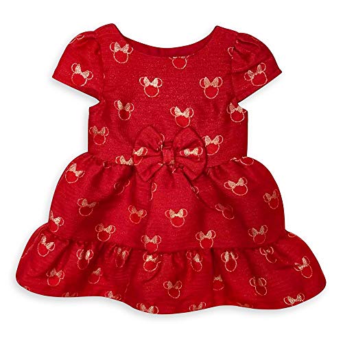 Disney Minnie Mouse Holiday Dress for Baby, Size 9-12 Months Disney Minnie Mouse Holiday Dress for Baby, Size 9-12 Months