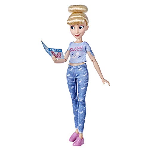 Disney Princess Comfy Squad - Muñeca de Cenicienta, Juguete Inspirado en la película Ralph rompe Internet, muñeca de Atuendo Casual, niñas de 5 años de Edad