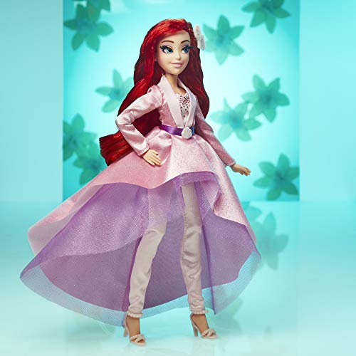 Disney Princess Style Series 07 Ariel, muñeca de Moda en Estilo Moderno con Pendientes y Zapatos, muñeca Coleccionable, Juguete para niñas de 6 años en adelante