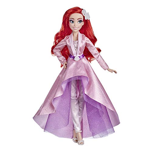 Disney Princess Style Series 07 Ariel, muñeca de Moda en Estilo Moderno con Pendientes y Zapatos, muñeca Coleccionable, Juguete para niñas de 6 años en adelante