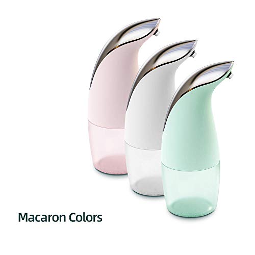 Dispensador automático de jabón PLKDOO, dispensador de jabón a batería sin Contacto a Prueba de Agua, baño, Cocina, 400 ml-Rosado Dispensador automático de jabón PLKDOO, dispensador de jabón a batería sin Contacto a Prueba de Agua, baño, Cocina, 400 ml-Rosado