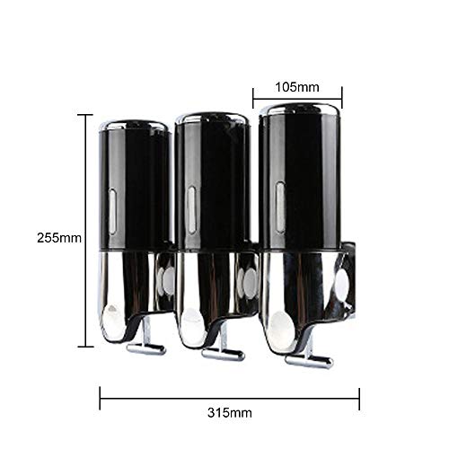 Dispensador de Espuma de jabón líquido PLKDOO, dispensador de Gel de Ducha montado en la Pared, contenedor de champú, Bomba, baño, Cocina (1500 ml)-C4 1500ml Dispensador de Espuma de jabón líquido PLKDOO, dispensador de Gel de Ducha montado en la Pared, contenedor de champú, Bomba, baño, Cocina (1500 ml)-C4 1500ml