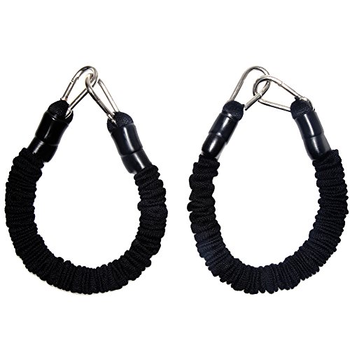 Dispositivo de correas de entrenamiento para ejercitar las piernas de Ueasy, SSEBT, Black-60pounds, elastic rope length 35 cm total length 40CM Dispositivo de correas de entrenamiento para ejercitar las piernas de Ueasy, SSEBT, Black-60pounds, elastic rope length 35 cm total length 40CM